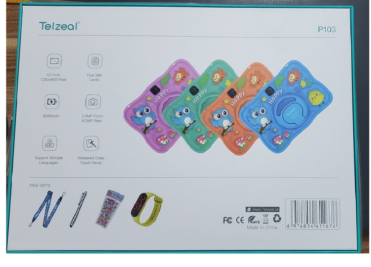 Telzeal p103 images 6 kids tablet